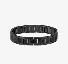 Lacoste Men's Stainless Steel Bracelet Designer Jewellery - new WITH BOX 