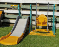 Kids Garden Playcentre Outdoor Swing Slide Hoop Set Activity Toddler Playground