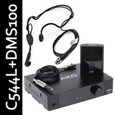 AKG DMS100 5100248-00 Digital Wireless Set  C544L 2793H00060 Headset Microphone