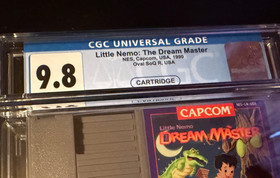 CGC 9.8 Little Nemo The Dream Master nintendo sigillo carrello nes fabbrica nuovo GIOCO PERFETTO