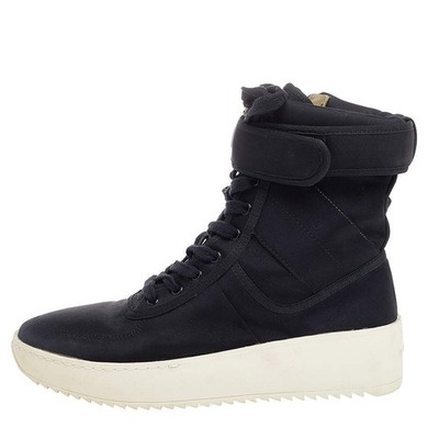 靴 fear of god Fear Of God Black Neoprene Military High Top Sneakers Size 43 | eBay