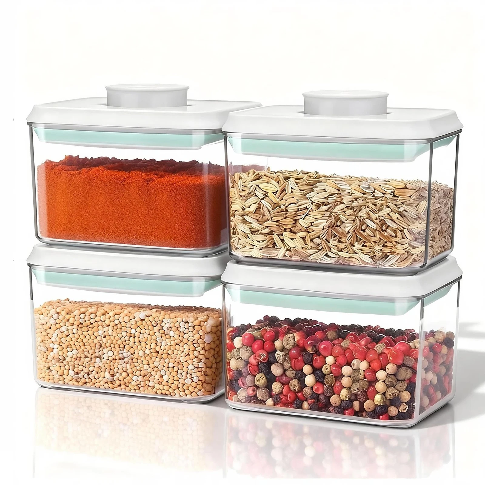 Airtight Food Storage Container Pop Containers With Lids, Bpa Free for Spaghe...