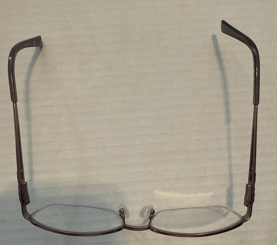 Marcos de gafas Marchon TRES JOLIE 190 505 púrpura ojo de gato medio borde 54-16-135 Foto 2 de 4