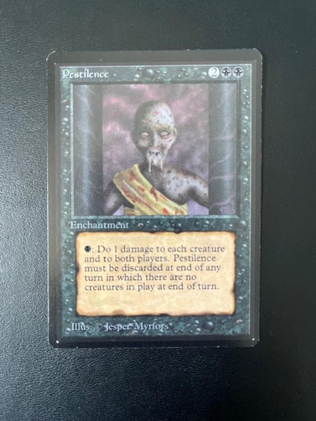 MTG- Pestilence x1 - BETA LP/NM