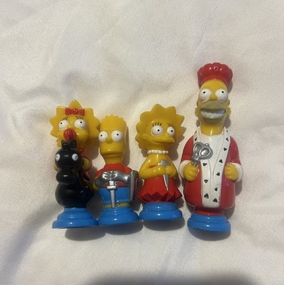 Vintage THE SIMPSONS 3D SCHACH Set Ersatz Teile Figuren - Matt Groening