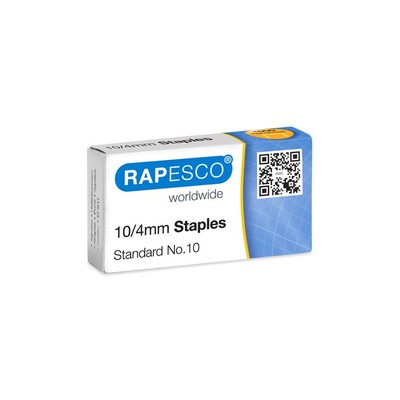 Rapesco AP510VZ3 10/4mm verzinkte Heftklammern, 1000 Stück