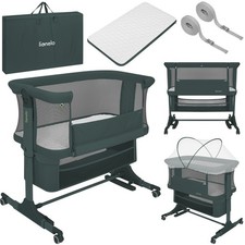 Letto neonato lettino aggiuntivo e culla lettino, zanzariera, JODIE