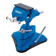 Draper Vacuum Swivel Vice 75mm With Powerful Suction Base 45245