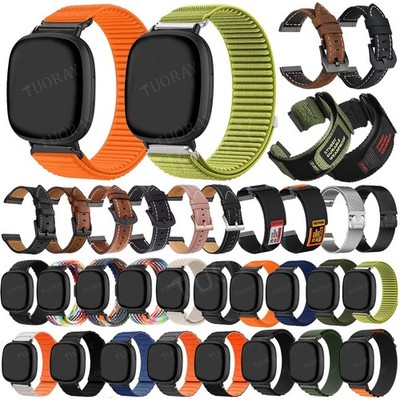 Silikon Metall Nylon Armband Für Fitbit Versa 4 Versa 3 Fitbit Sense 2 1 Ersatz