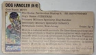 VINTAGE 1984 HASBRO GI JOE MUTT & JUNKYARD FILE CARD WITH SWIVEL ARM BATTLE GRIP