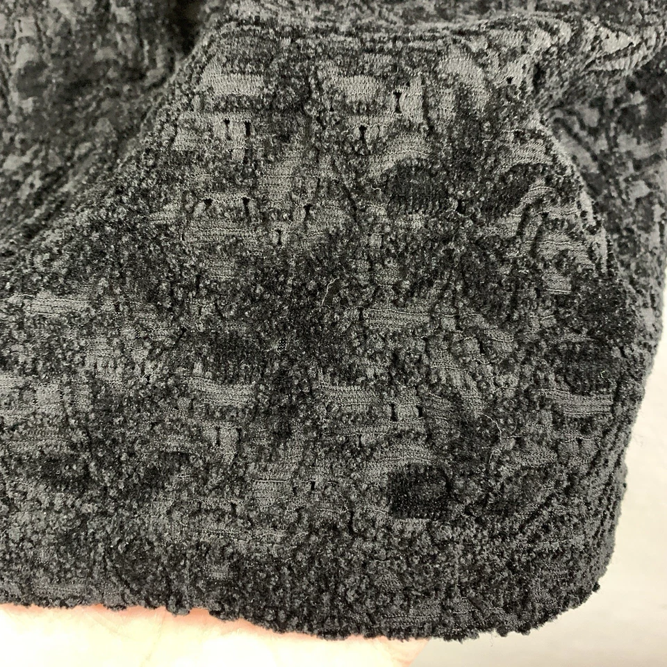 Camiseta sin mangas Vanity para mujer de terciopelo texturizado Burnout Babydoll talla XL coqueta gótica Y2K Foto 2 de 4