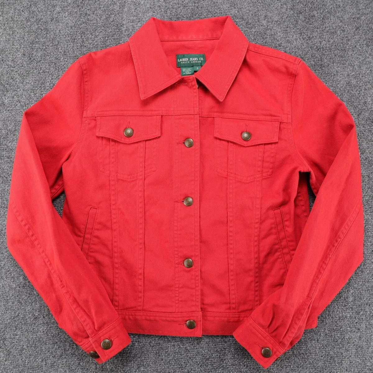 Red Denim Coats, Jackets & Vests for Women for sale | eBay