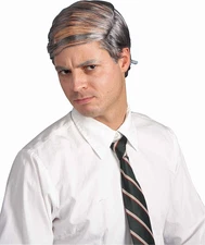 Forum Novelties Men'S Bald Man Comb over Costume Wig, Grey, One Size