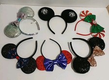 Minnie Mouse Ears Disney Headband bundle lot of 6