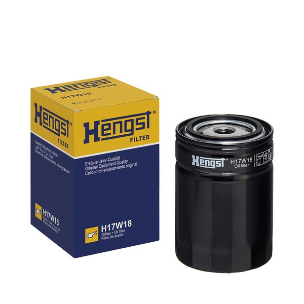 Hengst Filter ÖLfilter (H17W18) FüR VW Passat B5 Audi A4 A6 C5 C4 Cabriolet B4-image