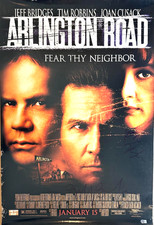 Jeff Bridges & Joan Cusack Signed Arlington Road Movie Poster Beckett BAS