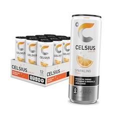 Functional Essential Energy Drink 12 Fl Oz Pack of 12 Sparkling Orange