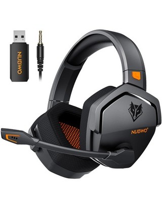 Wireless Gaming Headset with Mic for Ps5 Ps4 PC, Zero Interference, 100-Hour ...