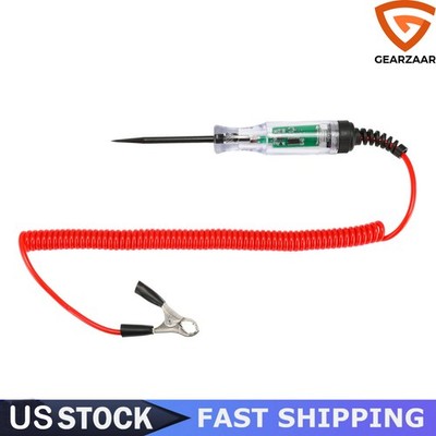 Circuit Tester Probe Light Voltage Pen Detector 3-48V Electric Car Fuse R