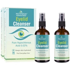 NOVEHA Eyelid Cleanser | Stye Eye Treatment | Eye Lid Cleaning | Dry Eye Reli...