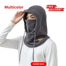 3in1 Windproof Winter Warmer Hat Mask Neck Balaclava Men Women Cycling Outdoor