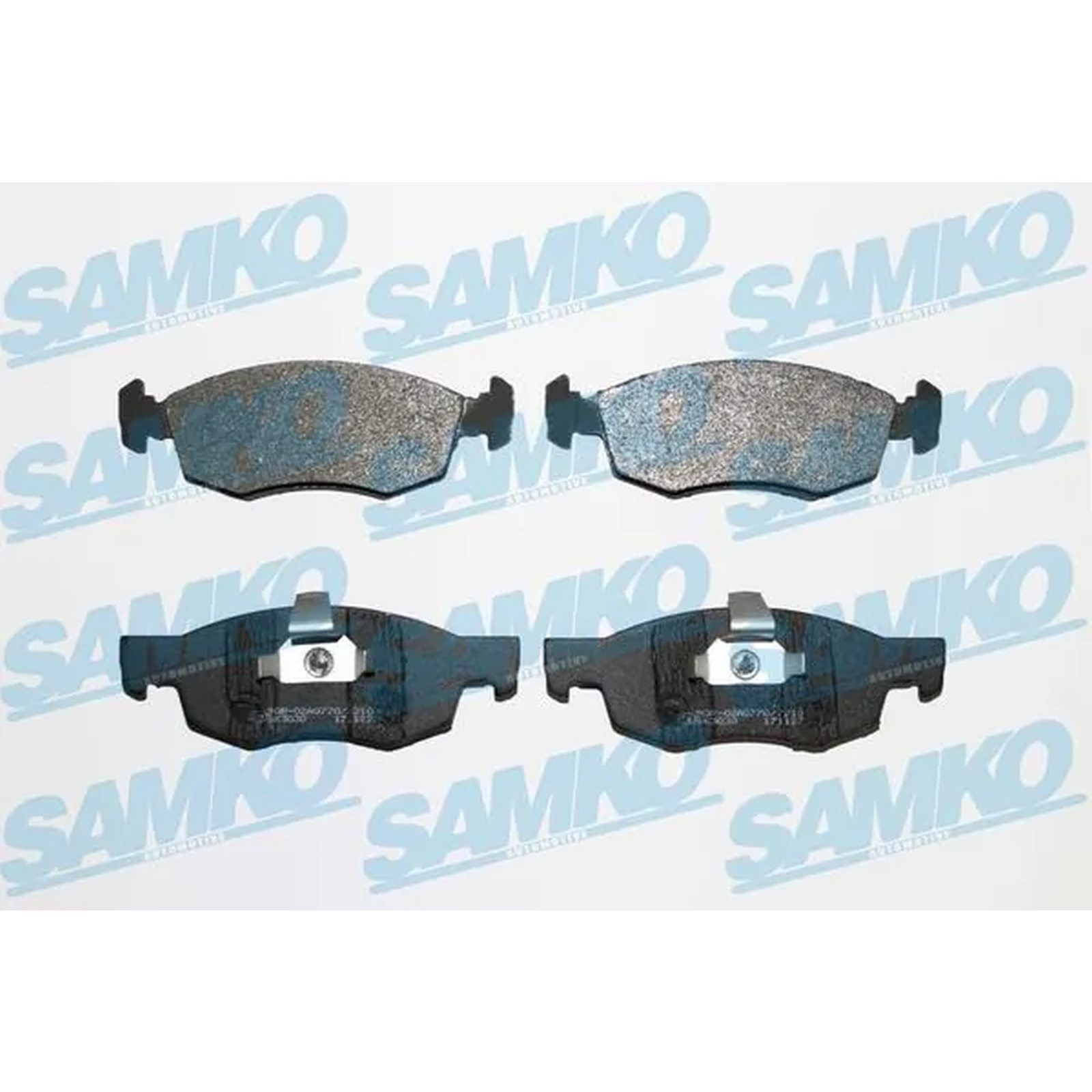 1x ORIGINAL® SAMKO 5SP756 Bremsbelagsatz, Scheibenbremse Vorne für Fiat DOBLO