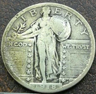 US 1918 Standing Liberty Quarter  **