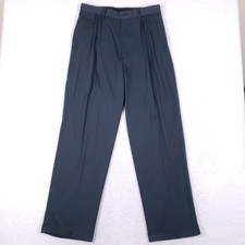 VTG 1998 Issey Miyake Men Pleated Trouser M Midnight Blue Relaxed Archival Japan