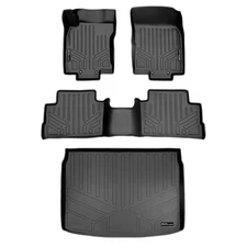 SMARTLINER SA0340/B0340/D0340 Front/Rear BLACK Floor Liners for Rogue Sport