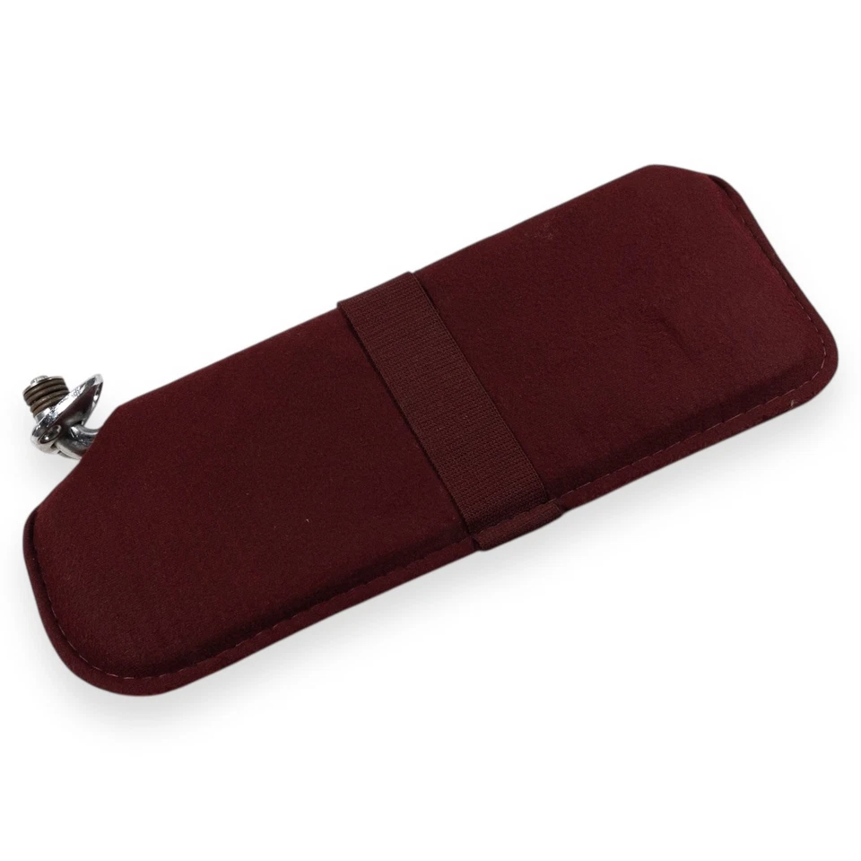 Buick Skylark 1986-1991 conductor lado izquierdo parasol tela roja Foto 3 de 4