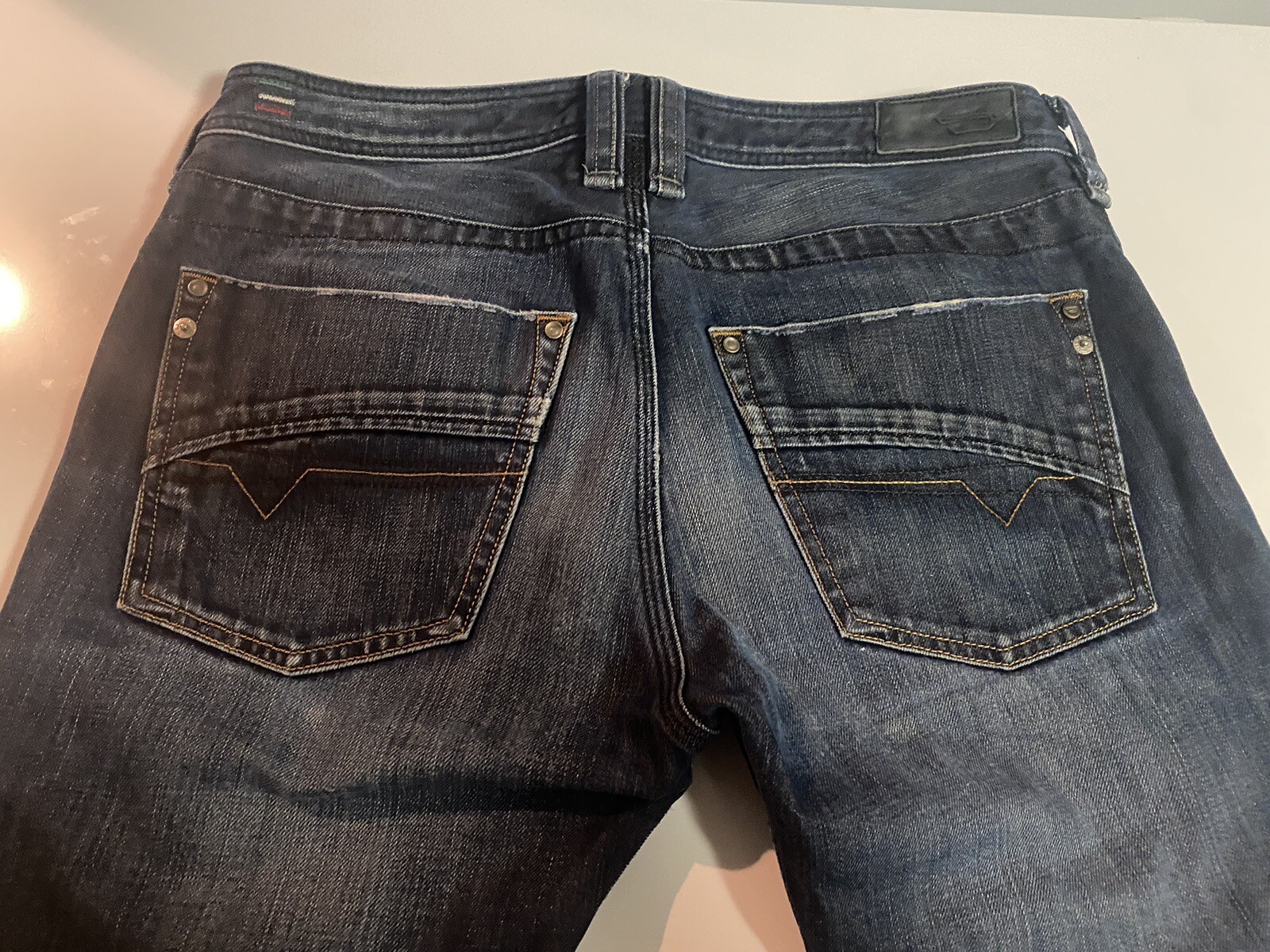 Diesel Timmen Jeans Men's 32x32 (32x31) Blue Denim Button Fly eBay