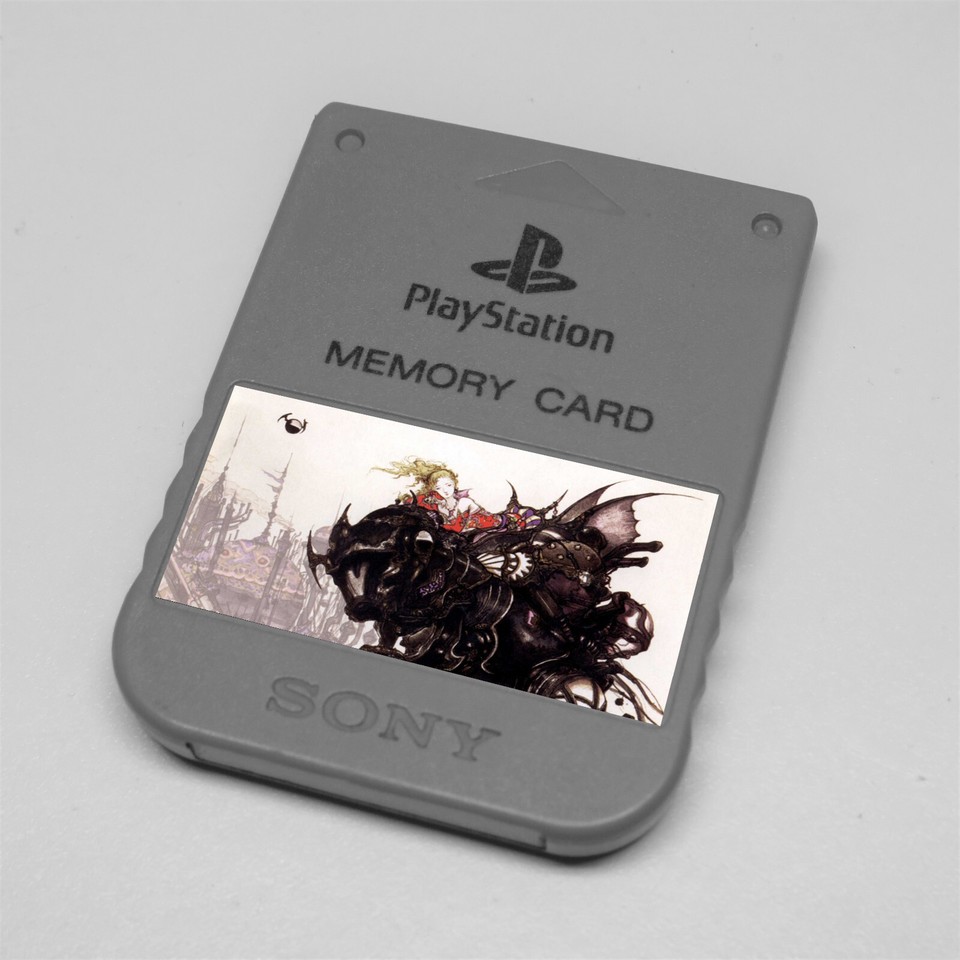 Custom PlayStation 1 (PS1) Memory Card Stickers - Catalog #1 - 250 ...