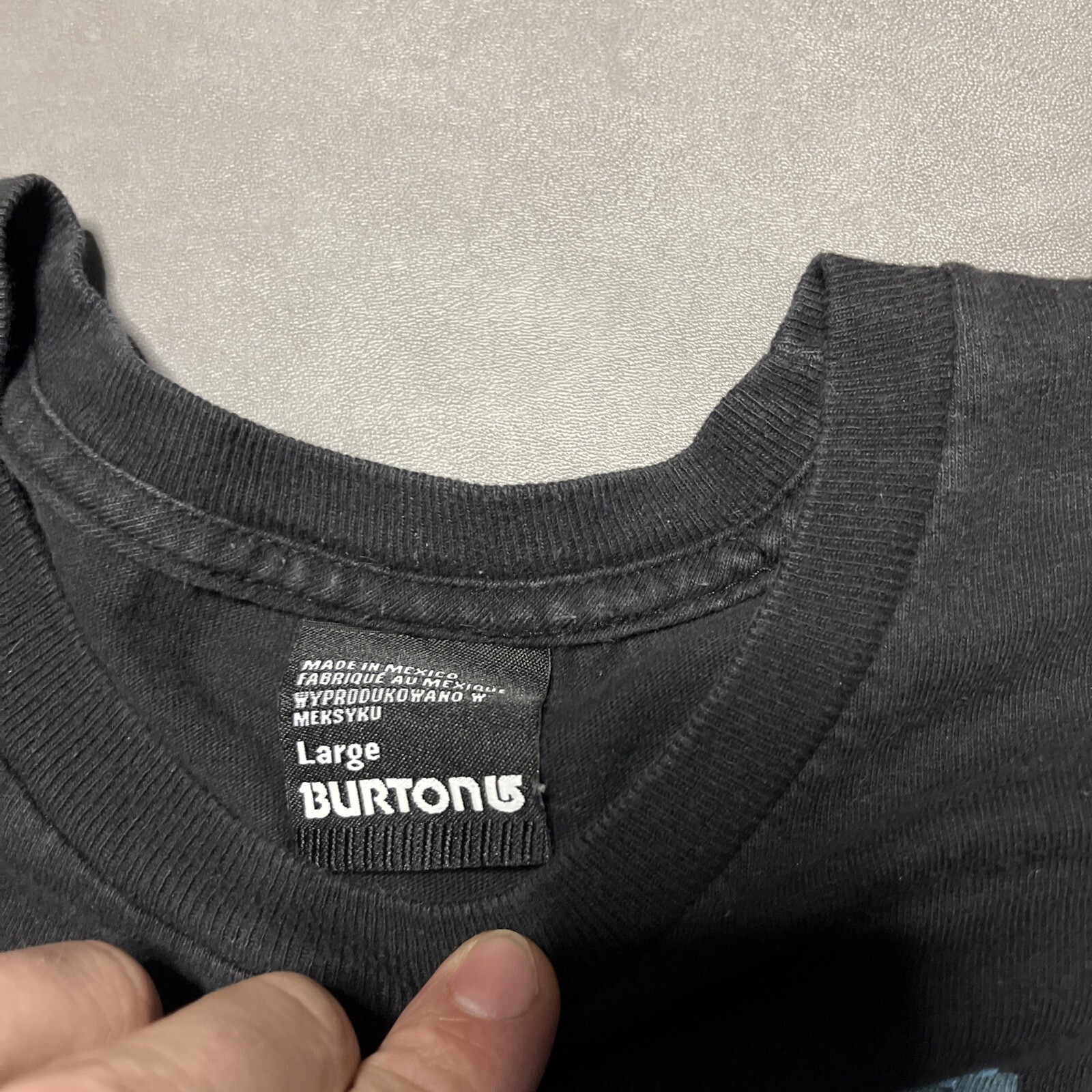 VINTAGE BURTON SNOWBOARD Snowboards Logo Large T SHIRT Gem