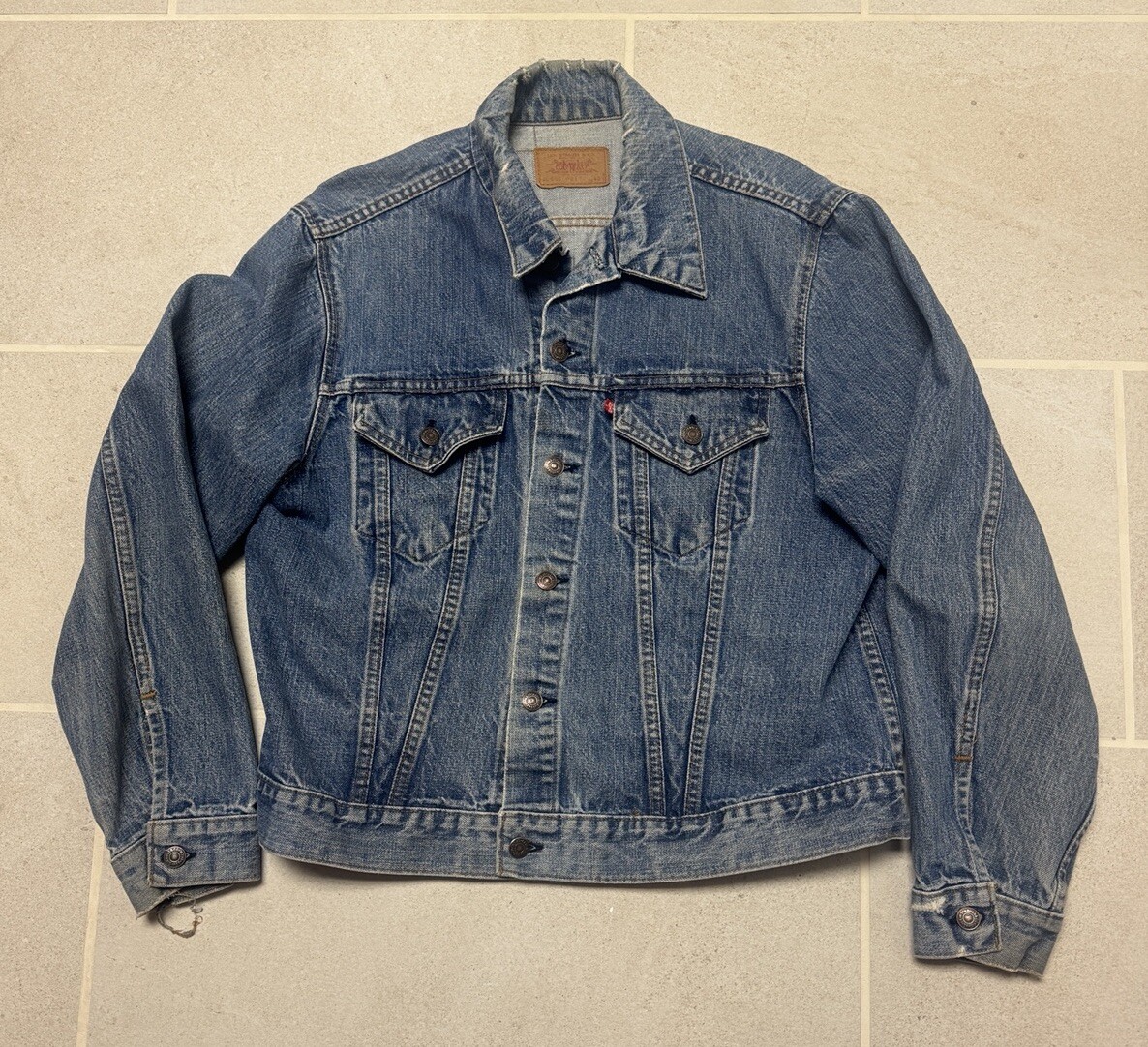 Vintage Levi's Levis Type 3 III Denim Trucker Jacket 70505 Vintage Levi's Levis Type 3 III Denim Trucker Jacket 70505