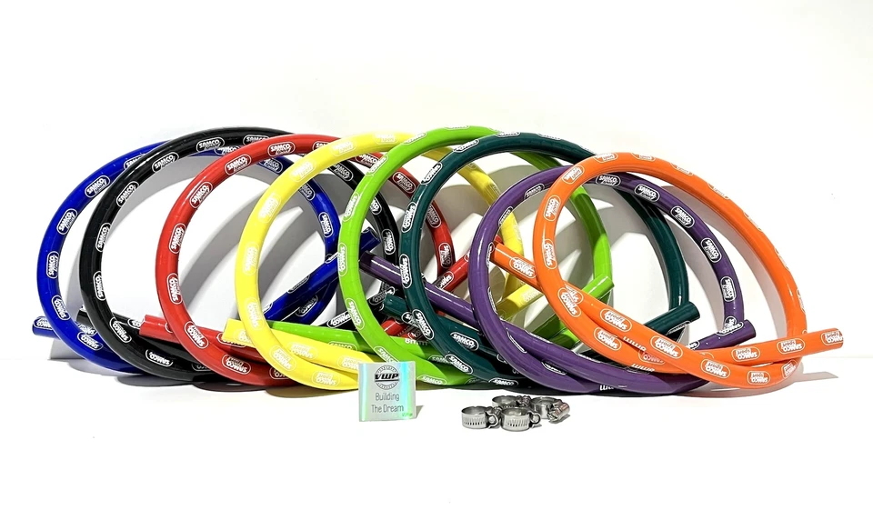 Samco Sport Silicone Fuel Hoses Kit Black for VW Golf MK2 G60 MK3 VR6 MK4 MK5 R - Image 4 of 4