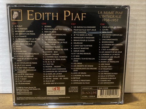Édith Piaf: La Mome Piaf L'Integrale 1936-1957 CD! 8 CD 179 Tracks! Mint! - Picture 9 of 18