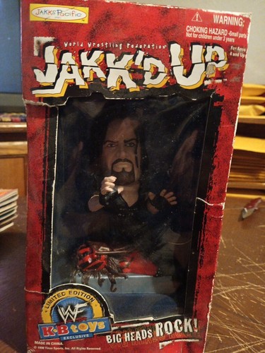 UNDERTAKER JACKK'D UP BIG HEAD WWF KB TOYS EXCLUSIVE 1998 JAKKS PACIFIC - 第 1/3 張圖片