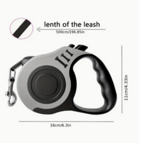 Retractable Dog Lead Extendable Leash -16-Foot Nylon Pet Leash with Pause Lock - Picture 2 of 11
