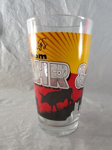 Grüße von Rahr & Söhne Bier Pint Glas 6" Fort Worth Texas - Bild 3 von 8