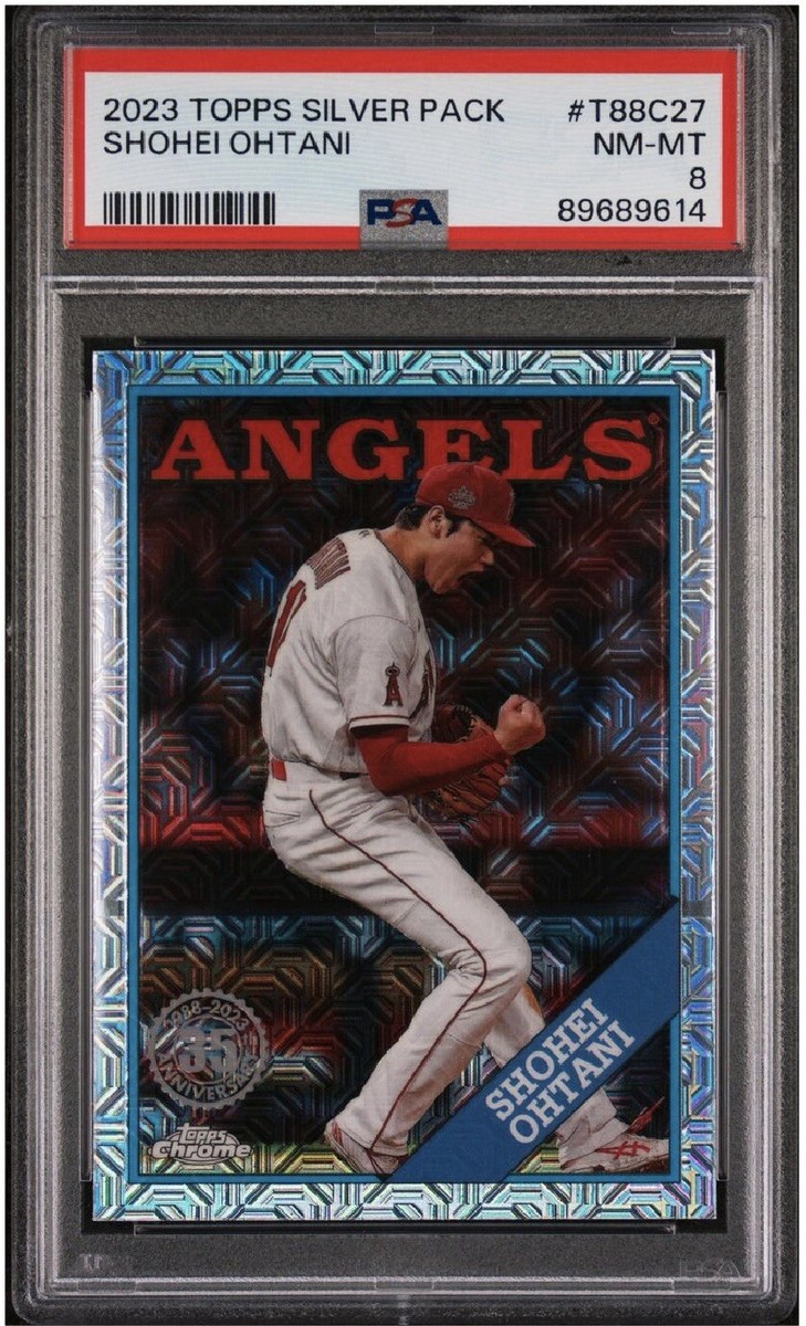 2023 TOPPS CHROME MLB SERIES 1 Silver Pack REFRACTO PSA 8 #t88c27