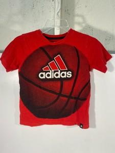 Adidas para los Niños Rojo Camiseta Talla 6 Baloncesto -! usado! | eBay
