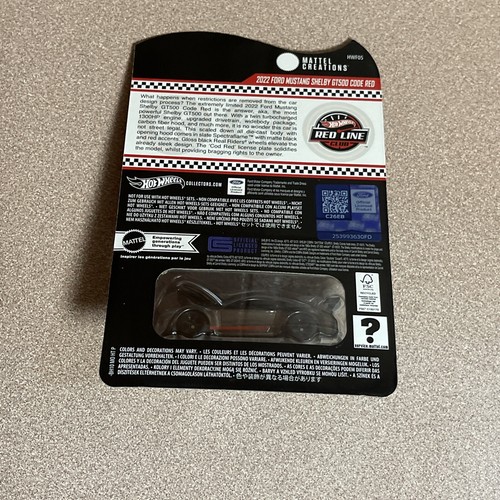2024 Hot Wheels RLC Exclusive 2022 Ford Mustang Shelby GT500 Code Red IN HAND!! - Picture 10 of 12