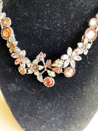 Vintage Botanic Gem Choker Necklce - Picture 3 of 8