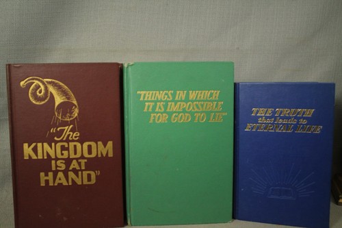 book lot Jehovah Witness Watchtower The Kingdom is at Hand religion reference - Picture 4 of 4
