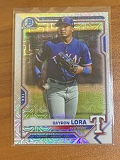 ⚾ 2021 Bowman Chrome Baseball Mojo Base Card #BCP-139 Bayron LORA ⚾