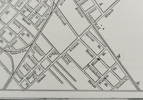 Vintage 1900 DALLAS TEXAS Map 11"x14" Old Antique Original DALLAS BAPTIST UNIV - Picture 12 of 13
