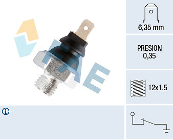 FAE Oil Pressure Switch Oil pressure pick-up 11200 - Bild 2 von 3