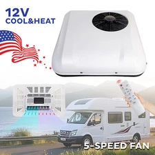 10000btu 12V Rooftop RV Air Conditioner AC Unit Cool&Heat For Trailer Motorhome