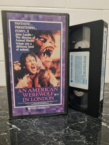 Vintage Horror VHS Tape An American Werewolf In London Roadshow 1981 Classic - Picture 6 of 12