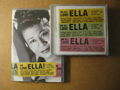 ELLA FITZGERALD - We All Love Ella  (2 CD/DVD SET)  Natalie Cole, Stevie Wonder